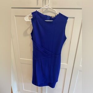 NWT Maje wool formal dress in blue Us size 4